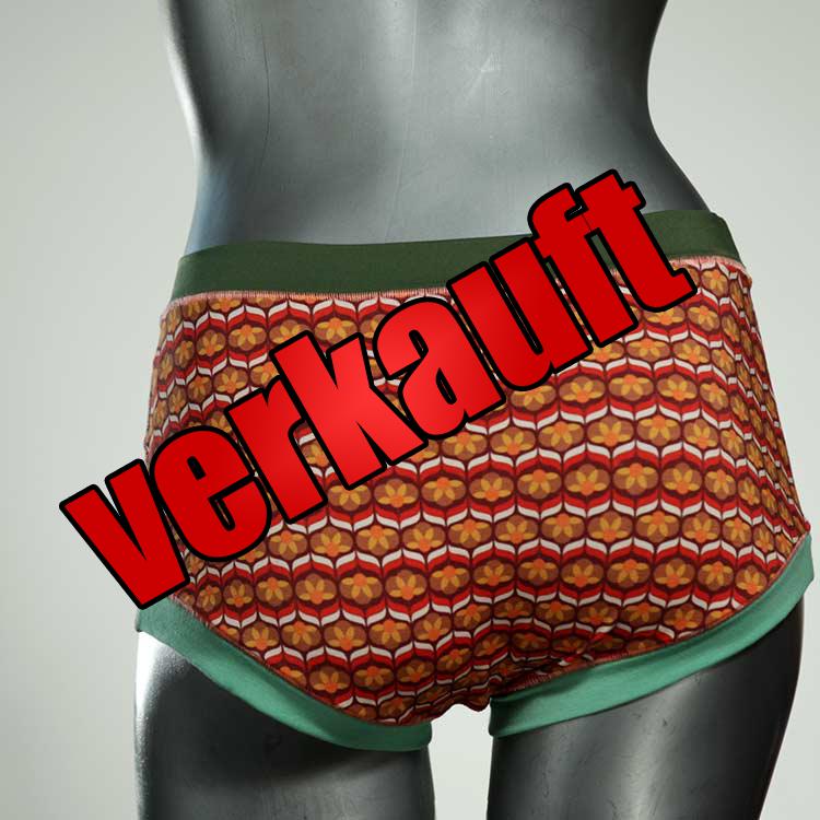 attraktive bunte handgemachte sexy Hotpant aus Biobaumwolle, Unterwäsche für Damen