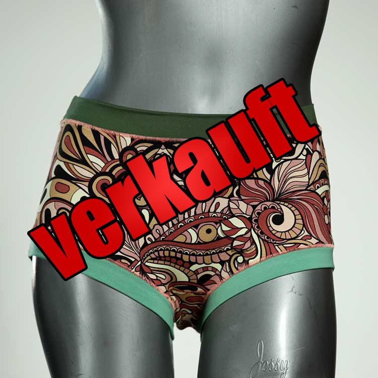 attraktive bunte handgemachte sexy Hotpant aus Biobaumwolle, Unterwäsche für Damen