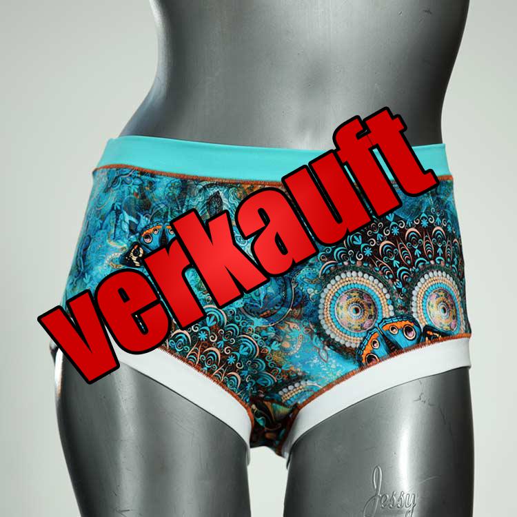 bunte schöne preiswerte gemusterte Hotpant aus Biobaumwolle, Unterwäsche für Damen