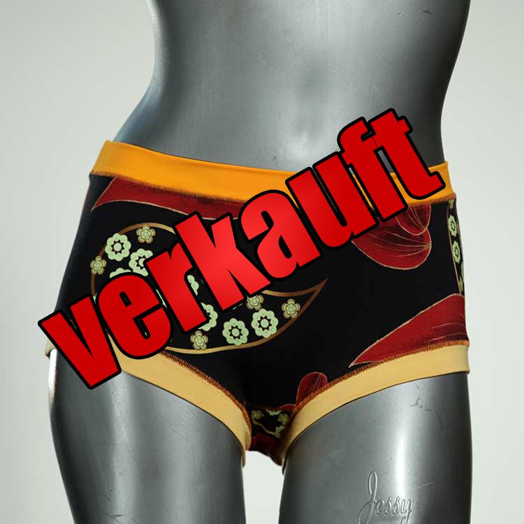 bequeme ökologische handgemachte schöne Hotpant aus Biobaumwolle, Unterwäsche für Damen