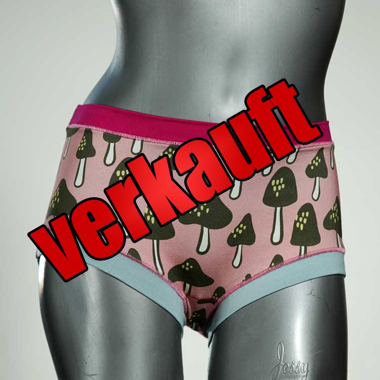 günstige bunte attraktive gemusterte Hotpant aus Biobaumwolle, Unterwäsche für Damen