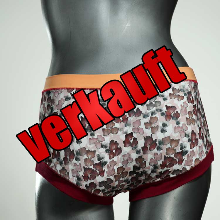 günstige farbige süße gemusterte Hotpant aus Biobaumwolle, Unterwäsche für Damen