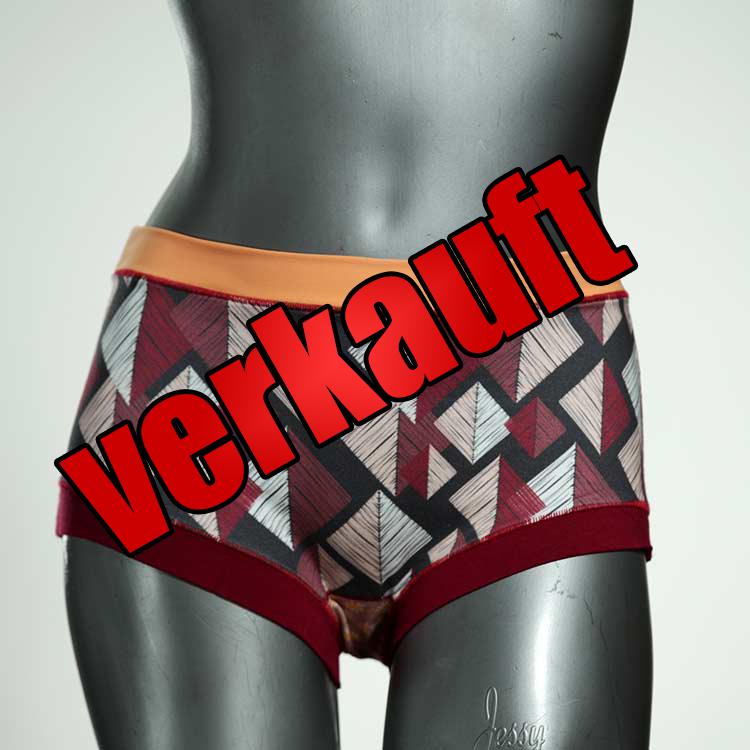 günstige farbige süße gemusterte Hotpant aus Biobaumwolle, Unterwäsche für Damen