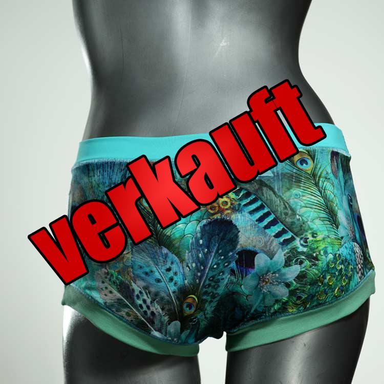 günstige nachhaltige süße bunte Hotpant aus Biobaumwolle, Unterwäsche für Damen