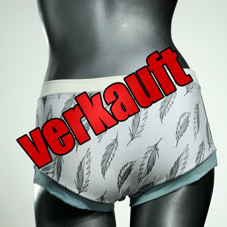 preiswerte gemusterte handgemachte nachhaltige Hotpant aus Biobaumwolle, Unterwäsche für Damen