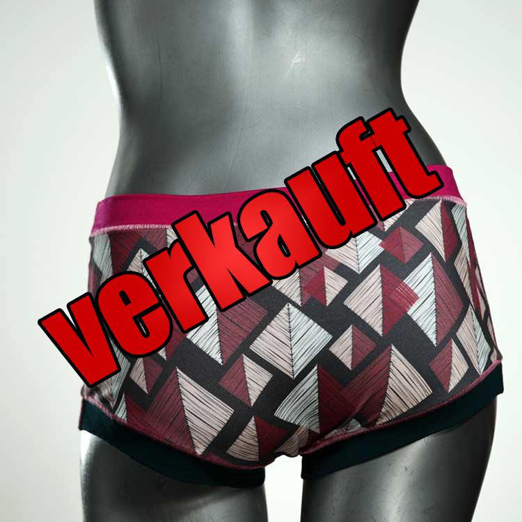 günstige sexy gemusterte süße Hotpant aus Biobaumwolle, Unterwäsche für Damen