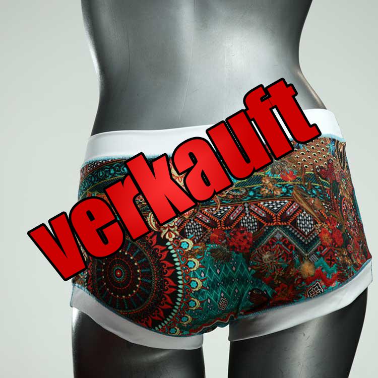 ökologische farbige süße attraktive Hotpant aus Biobaumwolle, Unterwäsche für Damen