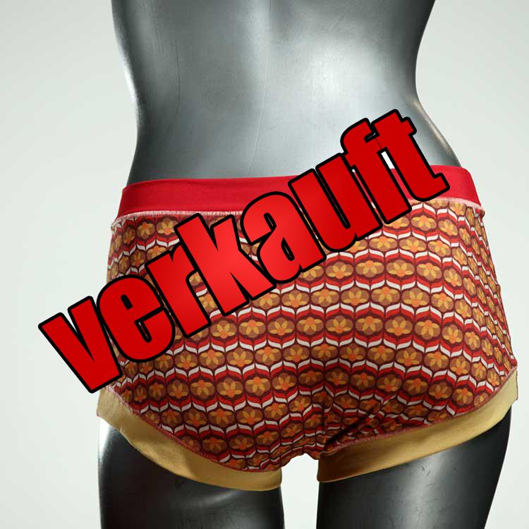 nachhaltige gemusterte schöne attraktive Hotpant aus Biobaumwolle, Unterwäsche für Damen