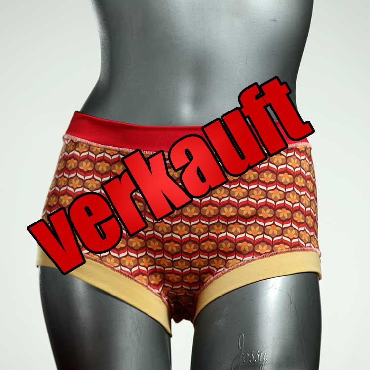 nachhaltige gemusterte schöne attraktive Hotpant aus Biobaumwolle, Unterwäsche für Damen