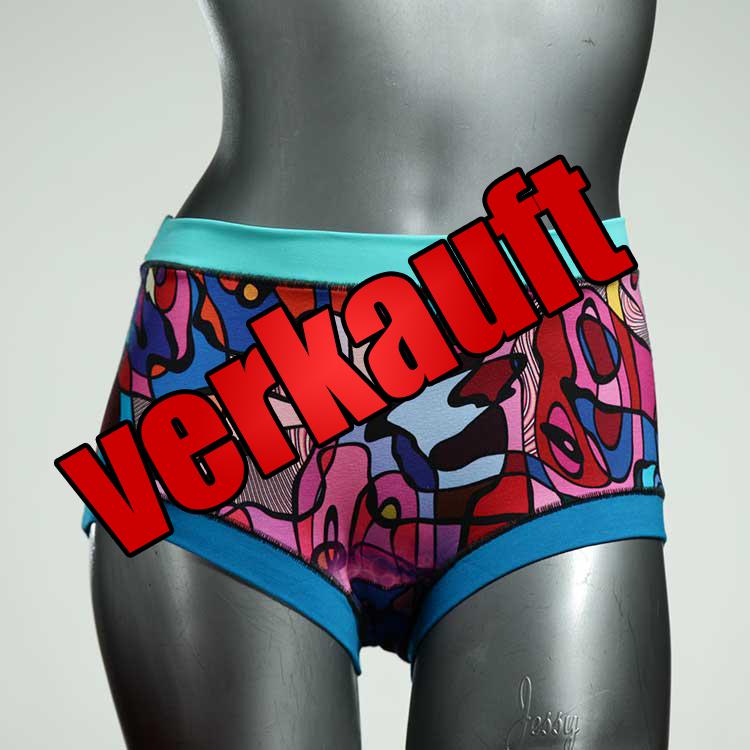 gemusterte nachhaltige süße günstige Hotpant aus Biobaumwolle, Unterwäsche für Damen