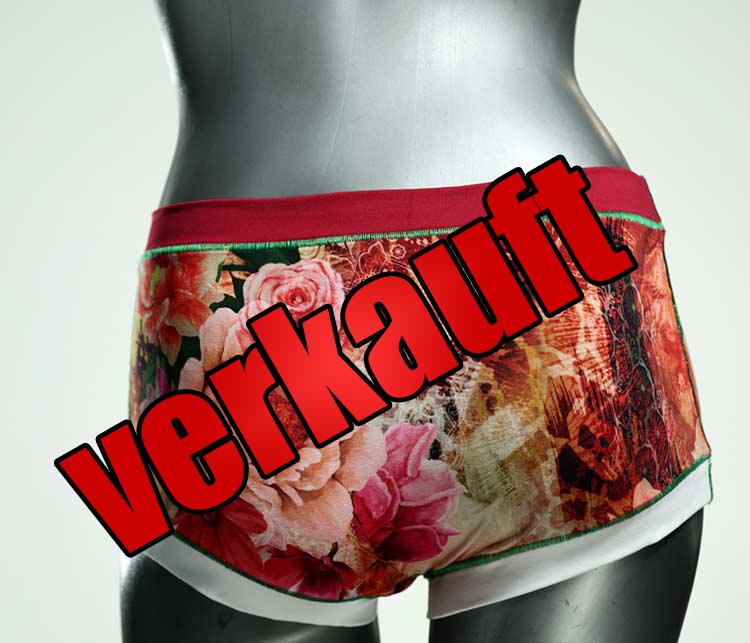 gemusterte bequeme handgemachte attraktive Hotpant aus Biobaumwolle, Unterwäsche für Damen