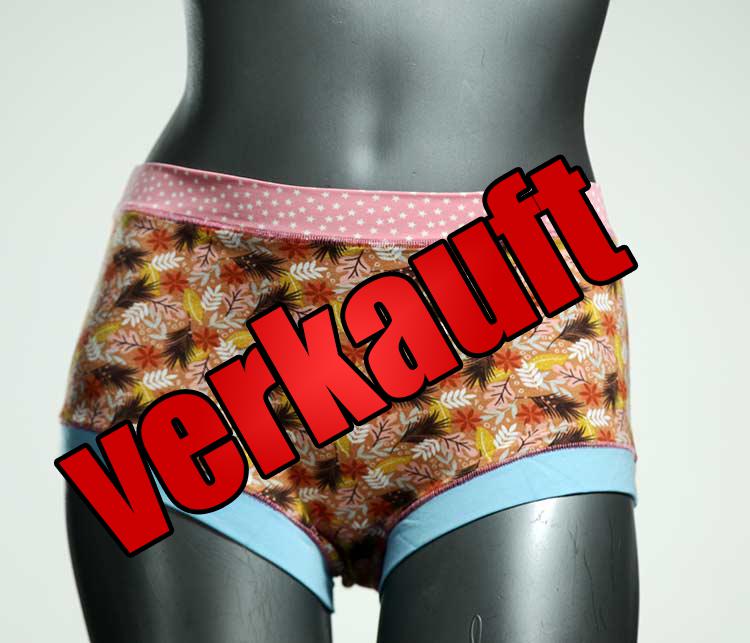 bunte süße attraktive sexy Hotpant aus Biobaumwolle, Unterwäsche für Damen