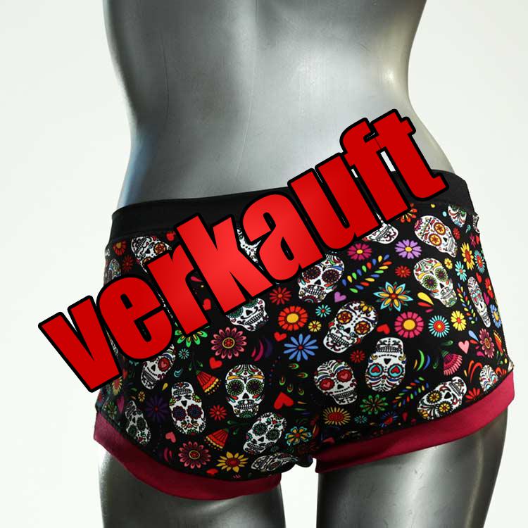 sexy bequeme gemusterte ökologische Hotpant aus Biobaumwolle, Unterwäsche für Damen