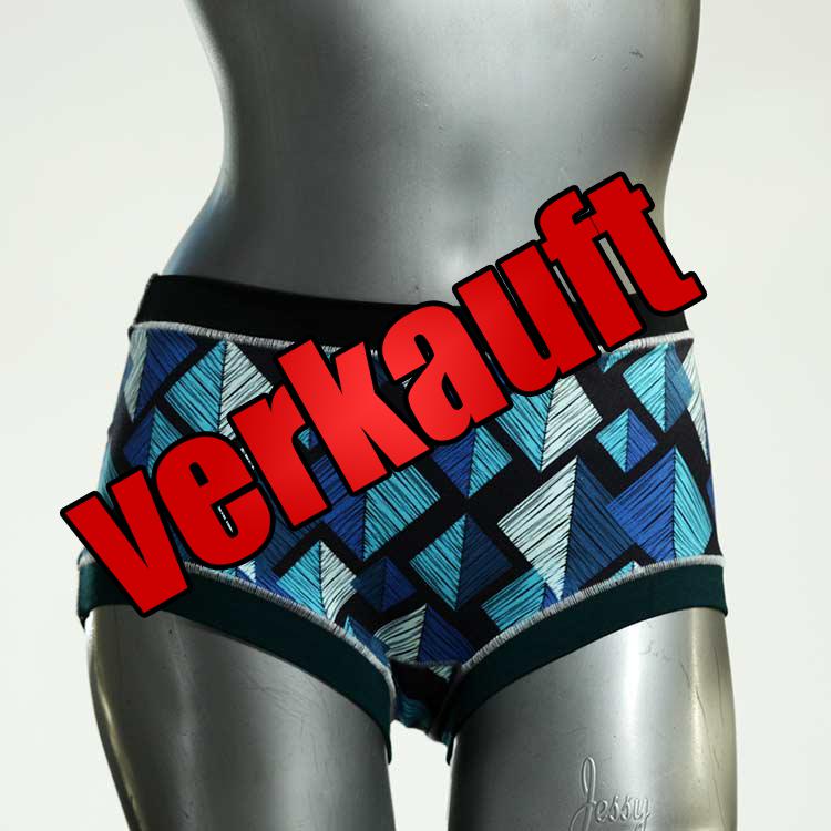 gemusterte bequeme preiswerte ökologische Hotpant aus Biobaumwolle, Unterwäsche für Damen