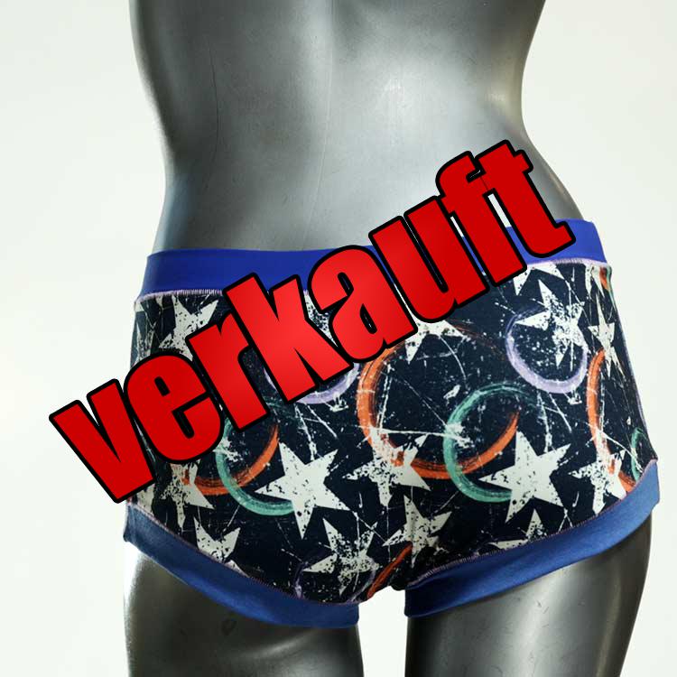 süße günstige gemusterte handgemachte Hotpant aus Biobaumwolle, Unterwäsche für Damen