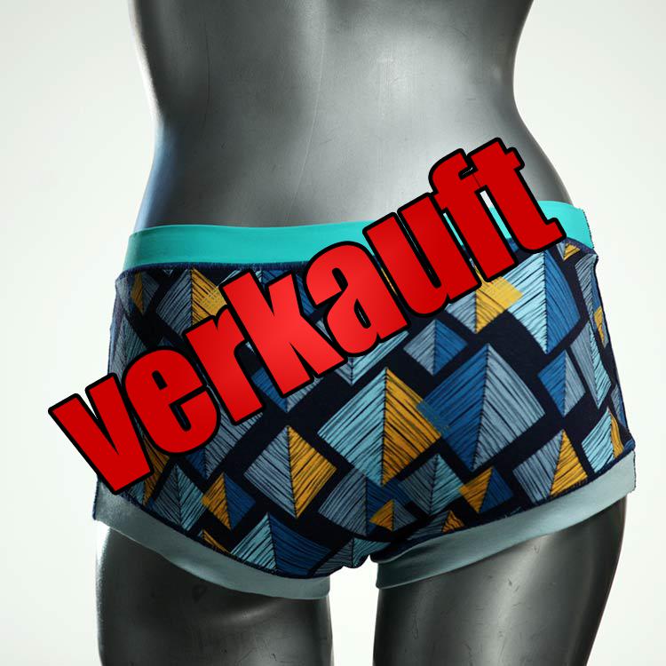 attraktive bequeme sexy bunte Hotpant aus Biobaumwolle, Unterwäsche für Damen