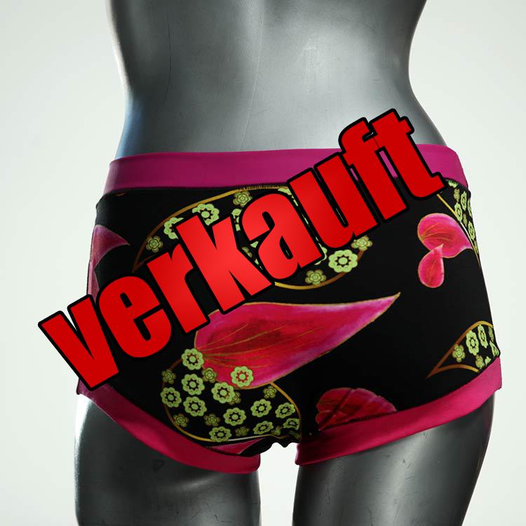 farbige günstige bunte schöne Hotpant aus Biobaumwolle, Unterwäsche für Damen