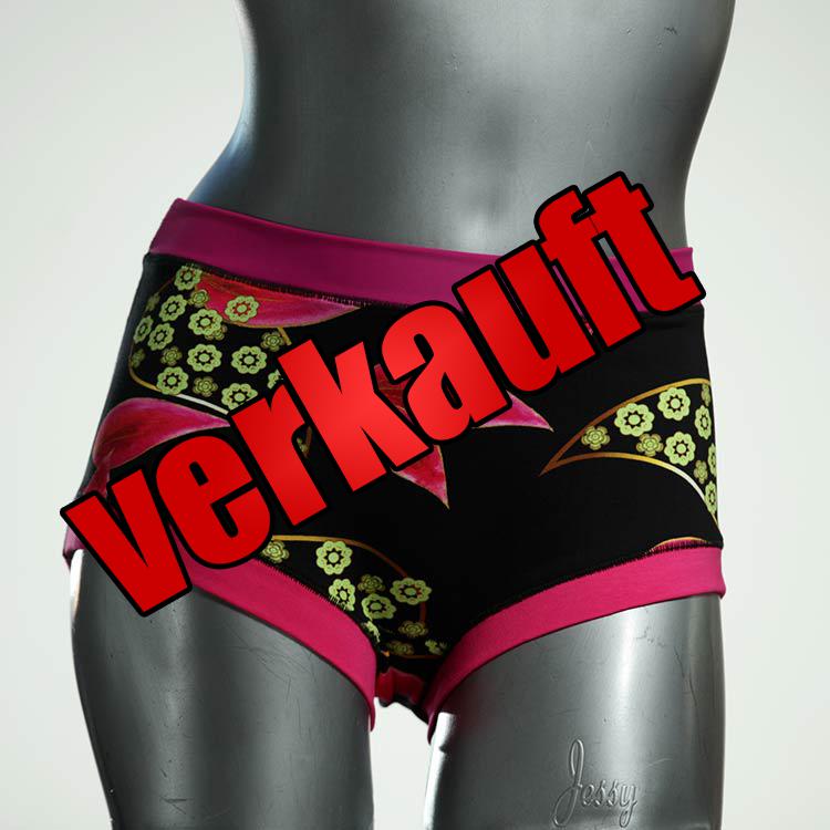 farbige günstige bunte schöne Hotpant aus Biobaumwolle, Unterwäsche für Damen