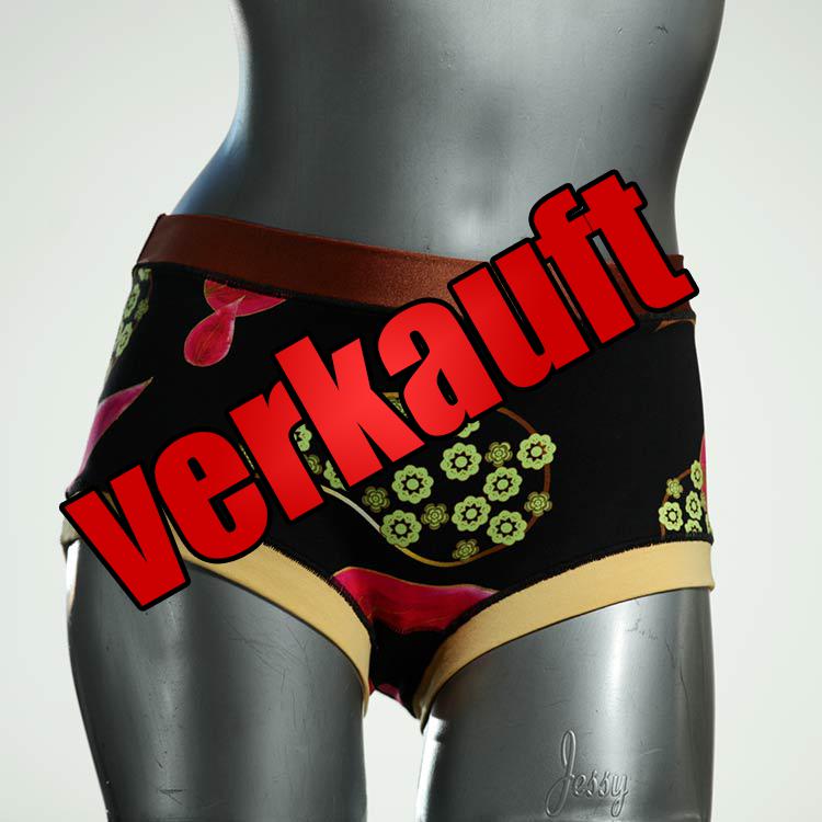 günstige gemusterte farbige sexy Hotpant aus Biobaumwolle, Unterwäsche für Damen