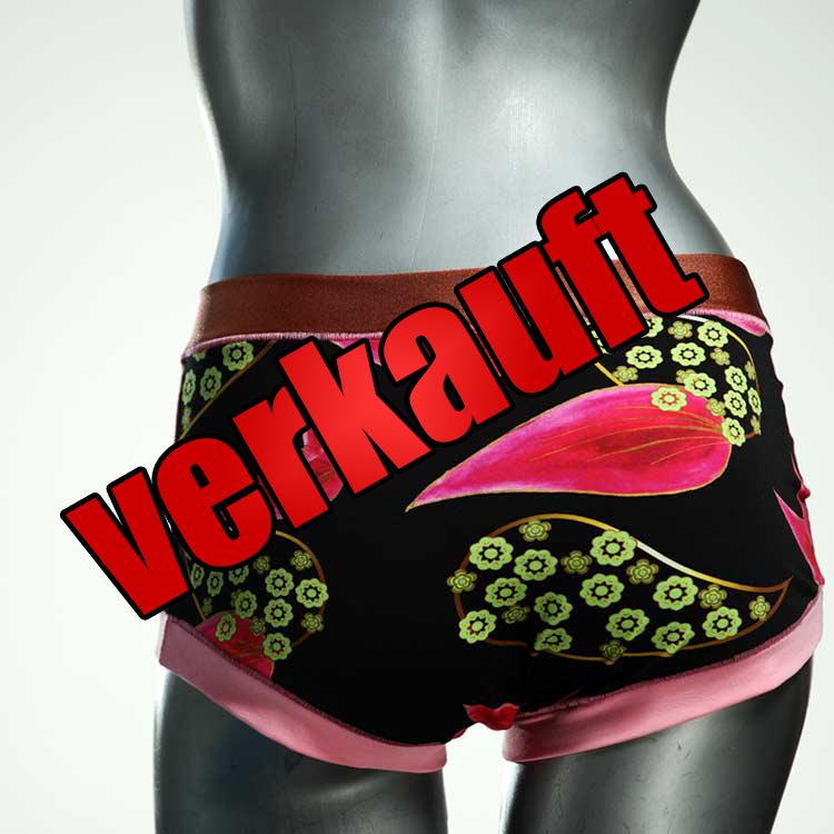 farbige preiswerte süße nachhaltige Hotpant aus Biobaumwolle, Unterwäsche für Damen