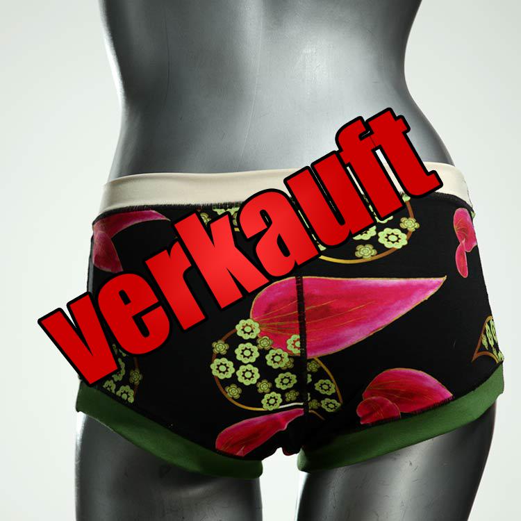 bunte attraktive preiswerte günstige Hotpant aus Biobaumwolle, Unterwäsche für Damen