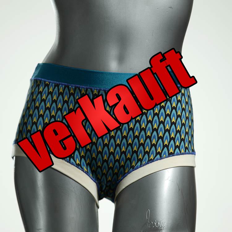 nachhaltige gemusterte süße bequeme Hotpant aus Biobaumwolle, Unterwäsche für Damen