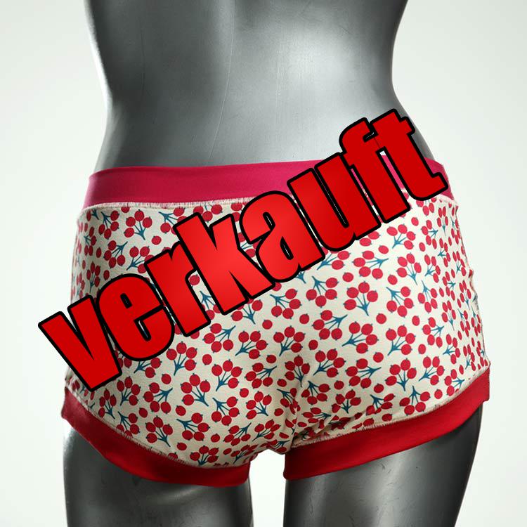 schöne preiswerte gemusterte nachhaltige Hotpant aus Biobaumwolle, Unterwäsche für Damen