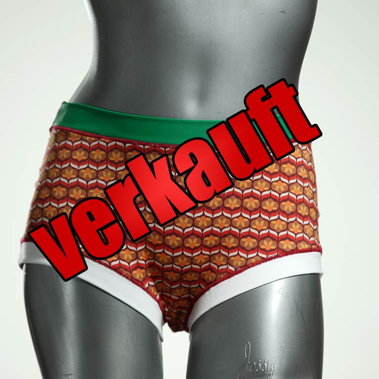 farbige bequeme ökologische nachhaltige Hotpant aus Biobaumwolle, Unterwäsche für Damen