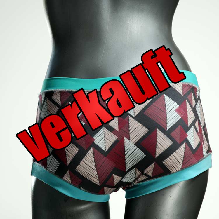 gemusterte bunte süße sexy Hotpant aus Biobaumwolle, Unterwäsche für Damen