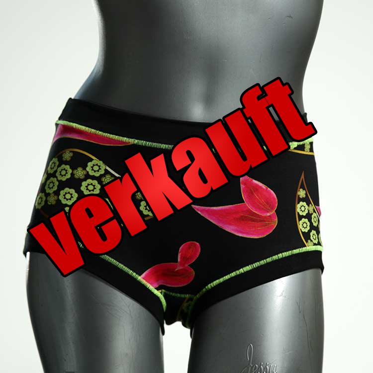 attraktive bunte handgemachte gemusterte Hotpant aus Biobaumwolle, Unterwäsche für Damen