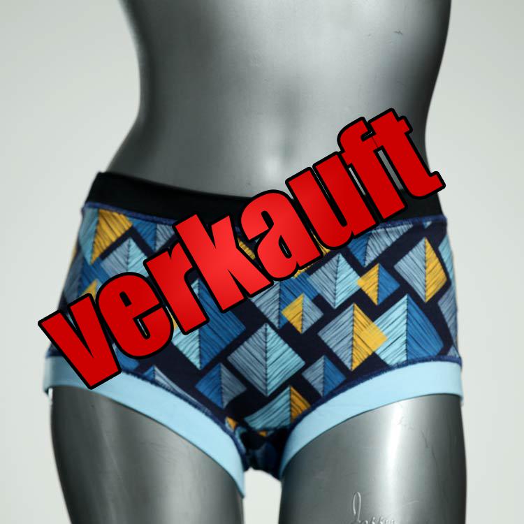 gemusterte schöne günstige attraktive Hotpant aus Biobaumwolle, Unterwäsche für Damen