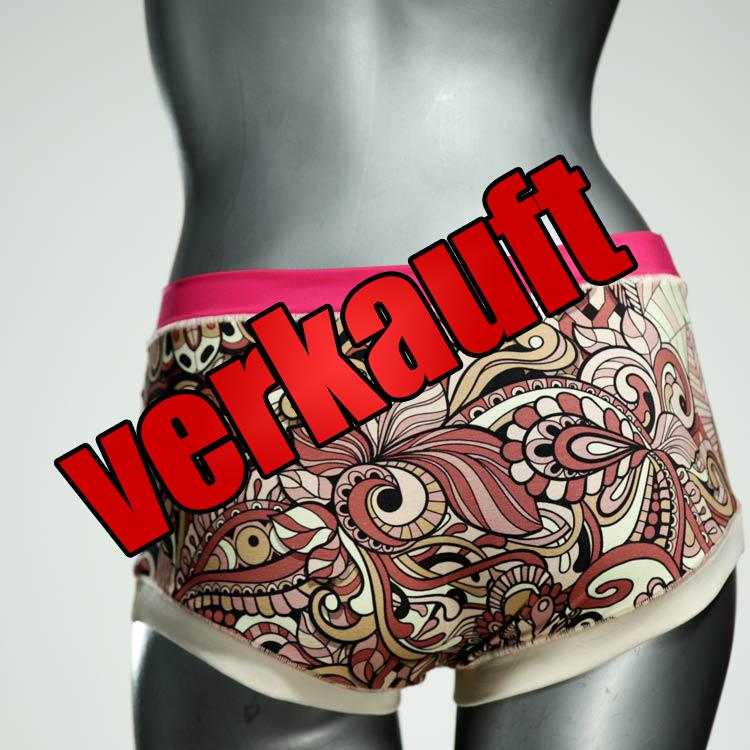 gemusterte bunte nachhaltige günstige Hotpant aus Biobaumwolle, Unterwäsche für Damen