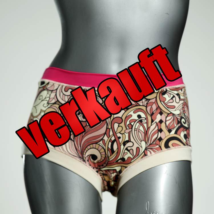 gemusterte bunte nachhaltige günstige Hotpant aus Biobaumwolle, Unterwäsche für Damen