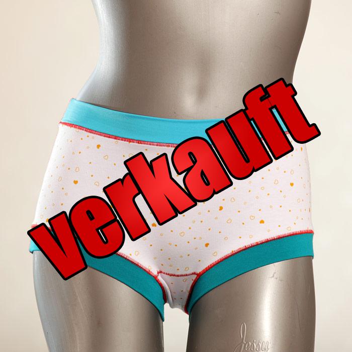  bequeme bunte GOTS-zertifizierte Hotpant - Hipster - Unterhose für Damen aus Biobaumwolle für Damen