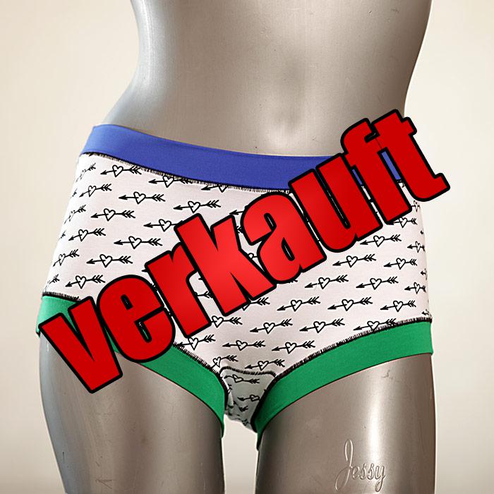  besondere bunte GOTS-zertifizierte Hotpant - Hipster - Unterhose für Damen aus Biobaumwolle für Damen