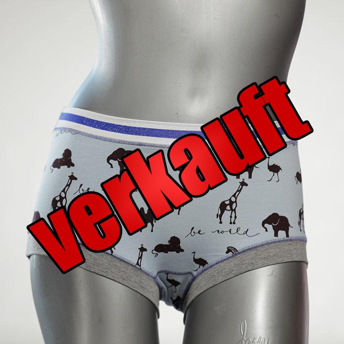  nachhaltige bunte süße Hotpant - Hipster - Unterhose für Damen aus Biobaumwolle für Damen