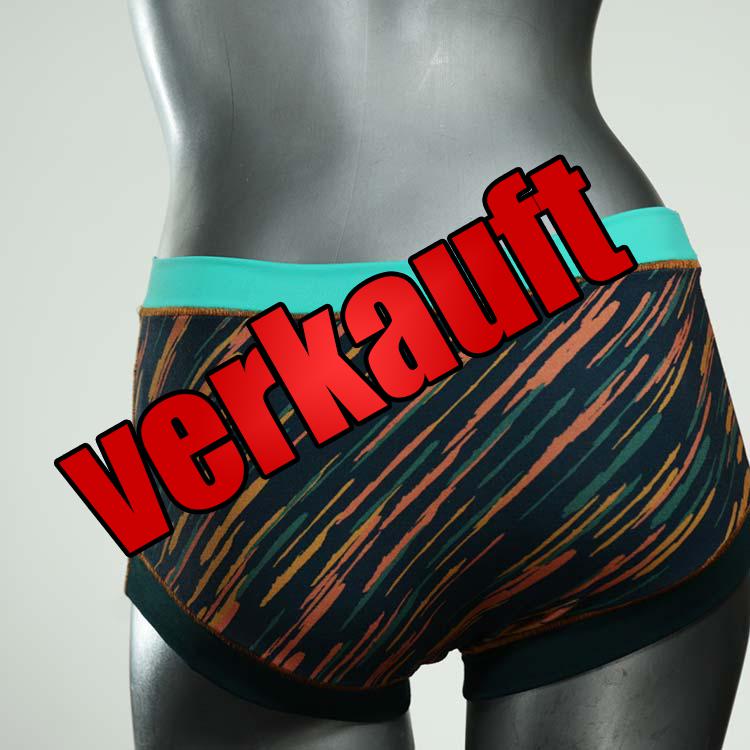 farbige bunte sexy günstige Hotpant aus Biobaumwolle, Unterwäsche für Damen