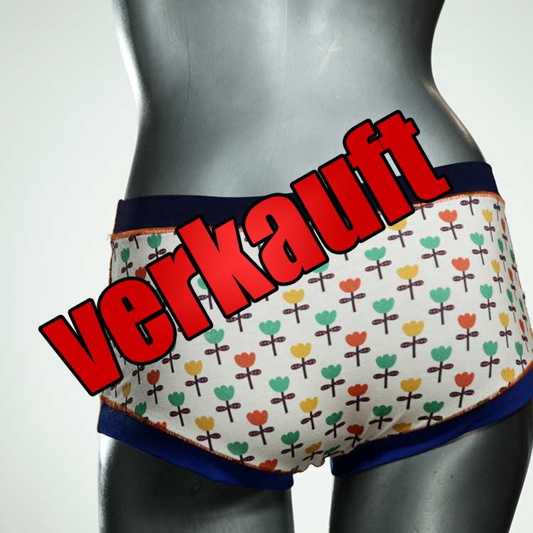 günstige preiswerte sexy bunte Hotpant aus Biobaumwolle, Unterwäsche für Damen