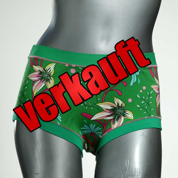 handgemachte farbige süße sexy Hotpant aus Biobaumwolle, Unterwäsche für Damen