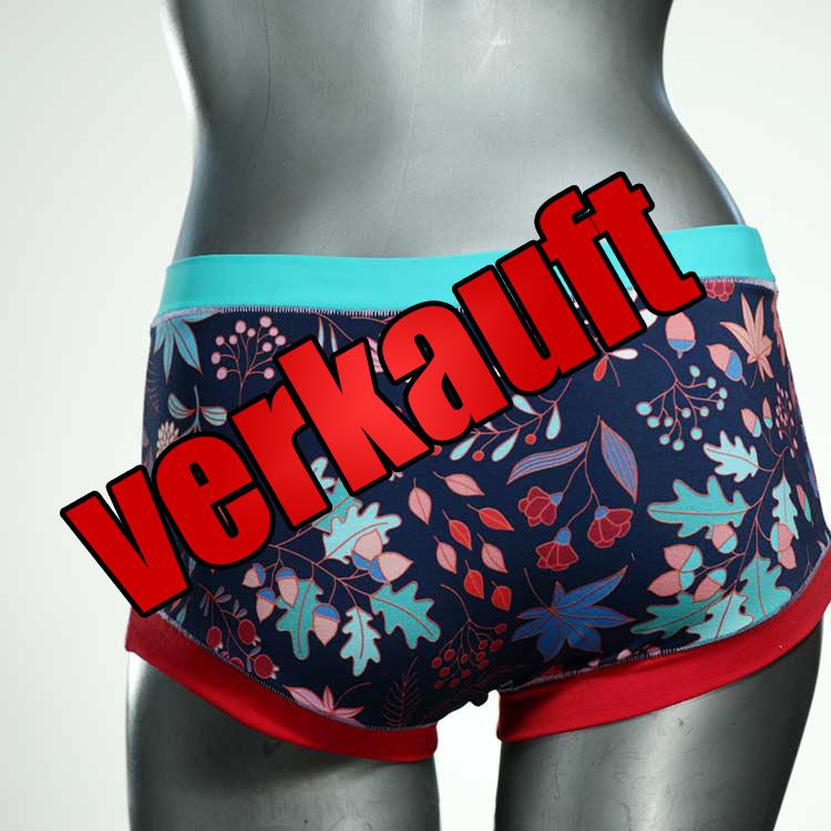 preiswerte schöne bunte günstige Hotpant aus Biobaumwolle, Unterwäsche für Damen