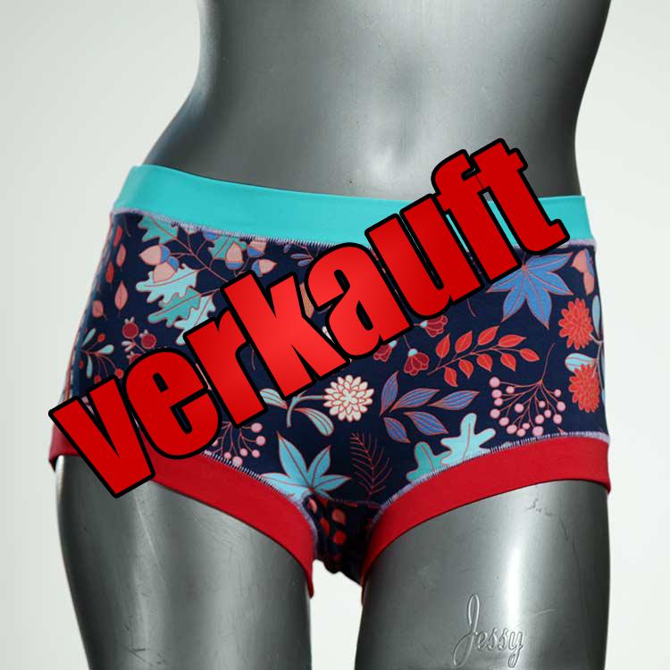 preiswerte schöne bunte günstige Hotpant aus Biobaumwolle, Unterwäsche für Damen