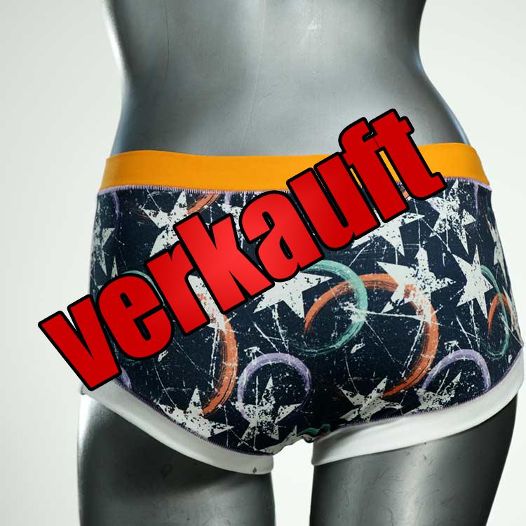 sexy gemusterte preiswerte farbige Hotpant aus Biobaumwolle, Unterwäsche für Damen