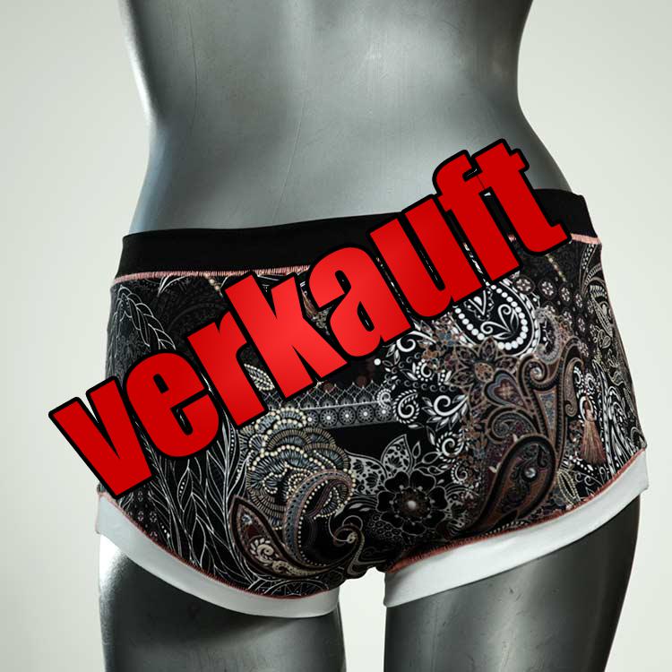 gemusterte süße attraktive schöne Hotpant aus Biobaumwolle, Unterwäsche für Damen
