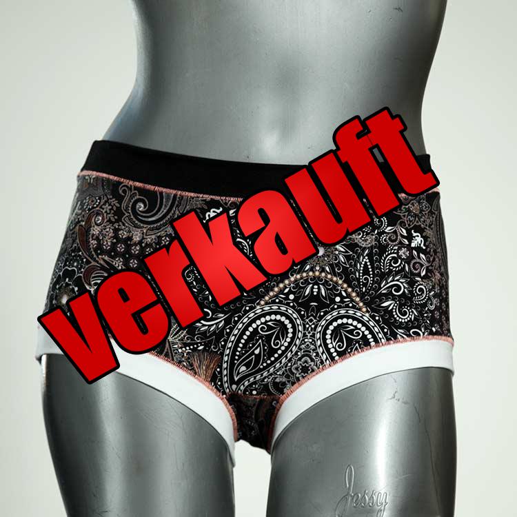 gemusterte süße attraktive schöne Hotpant aus Biobaumwolle, Unterwäsche für Damen