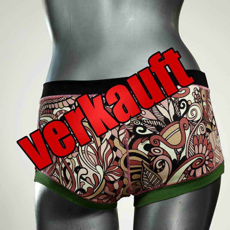 preiswerte farbige schöne handgemachte Hotpant aus Biobaumwolle, Unterwäsche für Damen