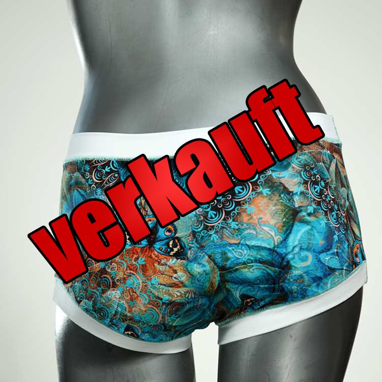 farbige sexy bequeme ökologische Hotpant aus Biobaumwolle, Unterwäsche für Damen