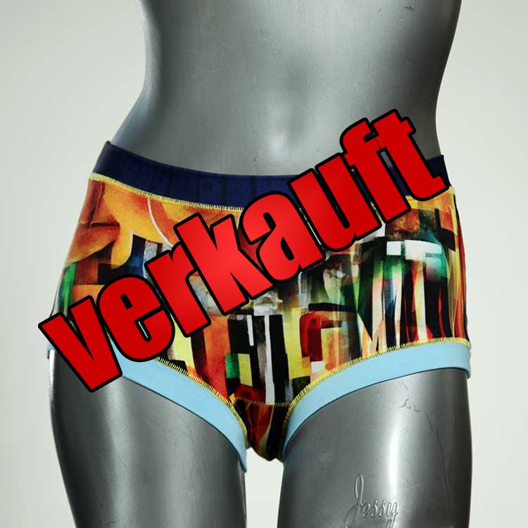bequeme günstige süße bunte Hotpant aus Biobaumwolle, Unterwäsche für Damen