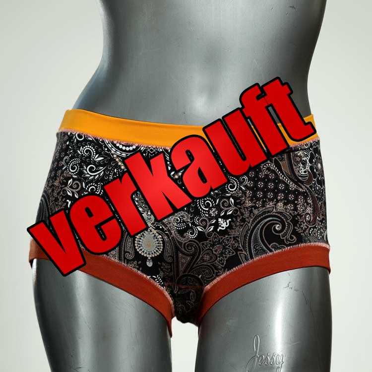 handgemachte preiswerte bunte nachhaltige Hotpant aus Biobaumwolle, Unterwäsche für Damen