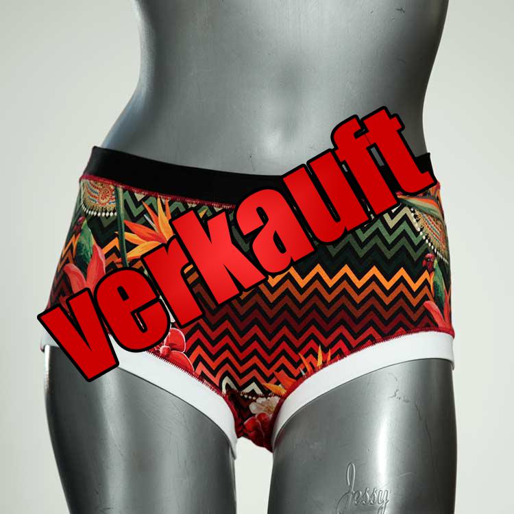 gemusterte preiswerte ökologische bequeme Hotpant aus Biobaumwolle, Unterwäsche für Damen