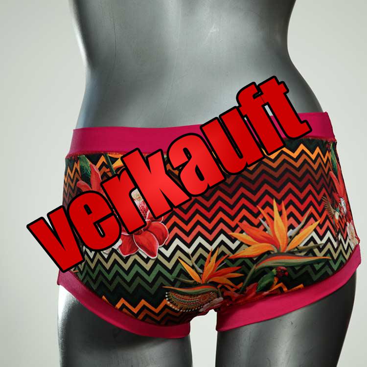 attraktive süße gemusterte preiswerte Hotpant aus Biobaumwolle, Unterwäsche für Damen